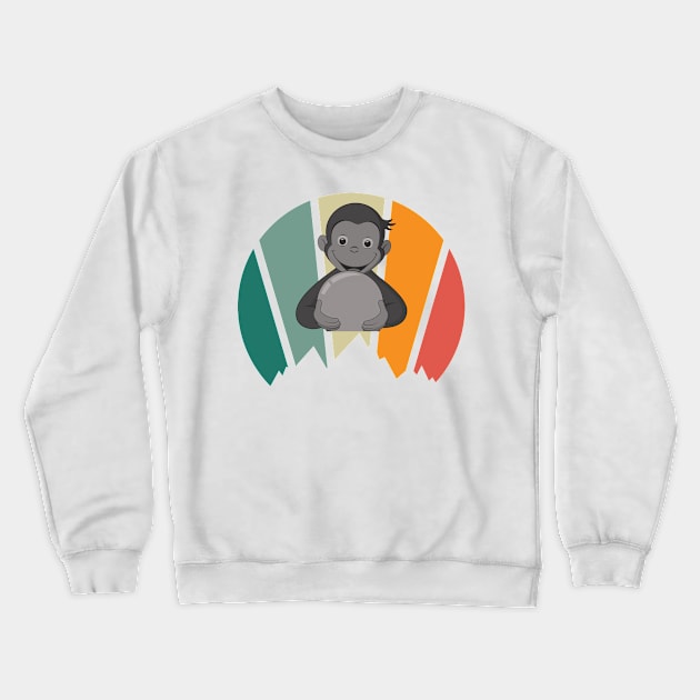 Curious George Vintage 2 Crewneck Sweatshirt by EcoEssence